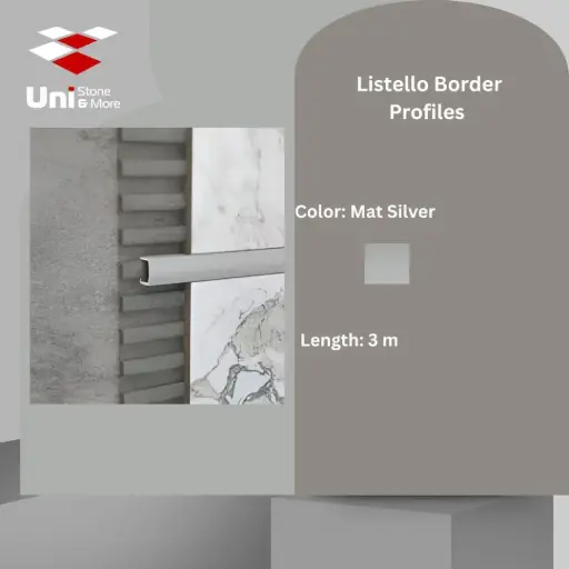 [3127 - 124] 3127 - (124) - Profile -15mm - Mat Silver - A