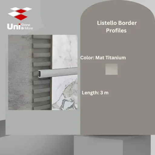 [3127 - 126] 3127 - (126) - Profile -15mm - Mat Titanium - A