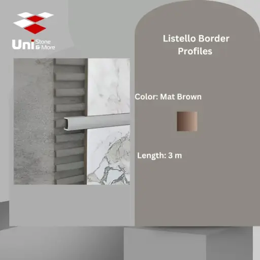 [3127 - 155] 3127 - (155) - Profile -15mm - Mat Brown - A