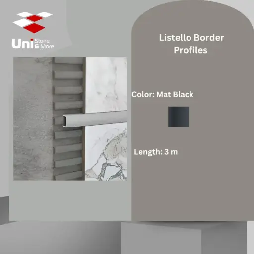 [2663 - 186] 2663 - (186) - Profile -10mm - Mat Black - A
