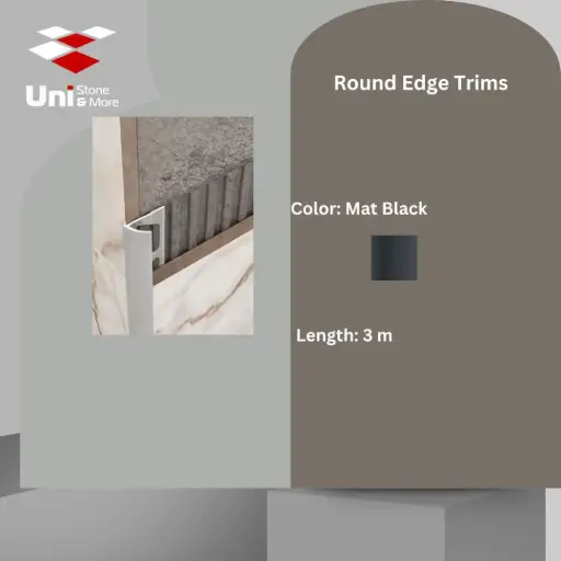 [2783 - 259] 2783 - (259) - Profile -10mm - Mat Black - A