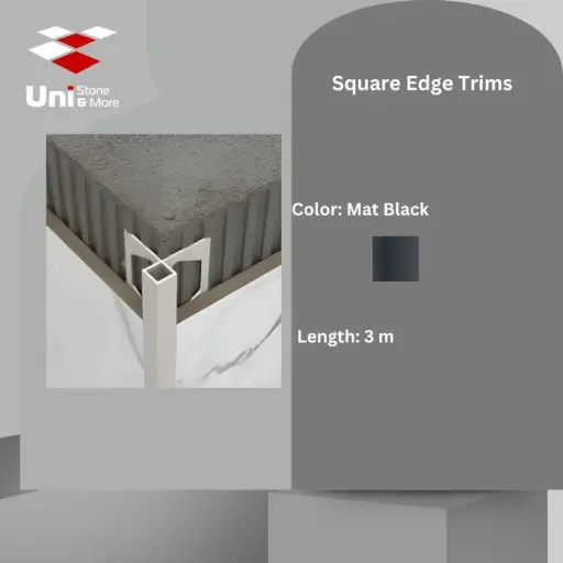 [2826 - 69] 2826 - (69) - Profile -12mm - Mat Black - A
