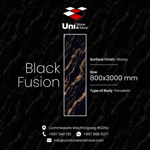 [SLA8030001] Black Fusion - Glossy - P - 80x300 15mm