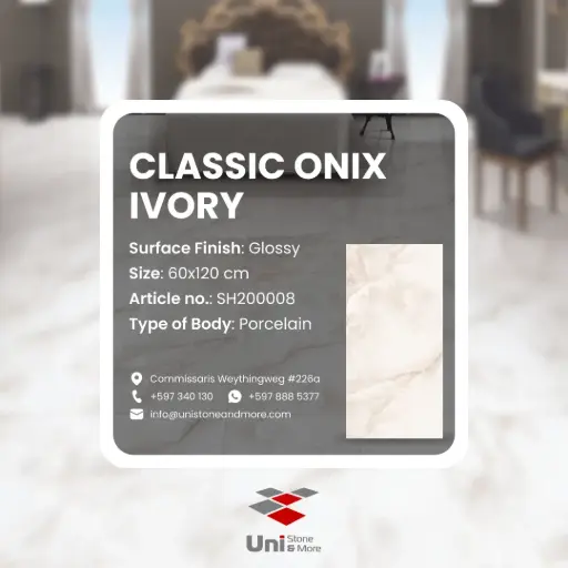 [SH200008] Classic Onix Ivory - Glossy - P - 60x120