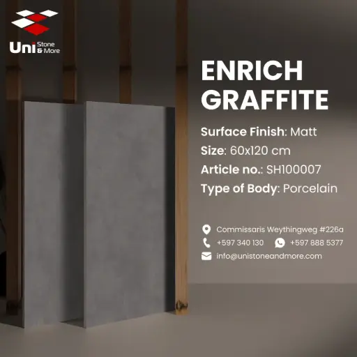 [SH100007] Enrich Graffite - Matt - P - 60x120