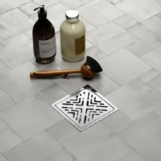 [LBI3-012] Floor Drain - SS - 15x15 - Acme-810 + 003 Anti Cockroach Trap