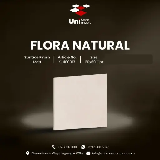 [SH100013] Flora Natural - Matt - P - 60x60