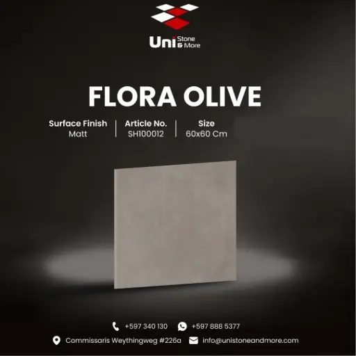 [SH100012] Flora Olive - Matt - P - 60x60