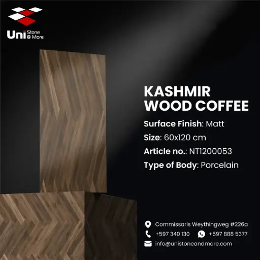 [NT1200053] Kashmir Wood Coffe - Matt - P - 60x120