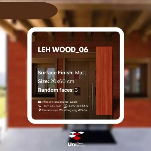 [LBI3-006W] LEH-Wood 6 - Matt - C - W - 20x60