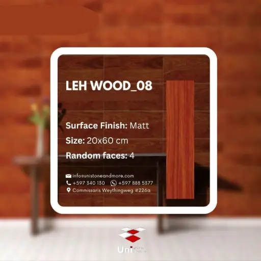 [LBI3-008W] LEH-Wood 8 - Matt - C - W - 20x60