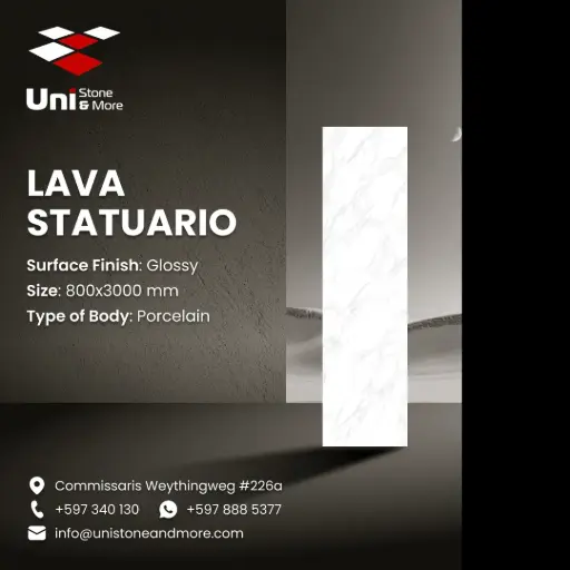 [SLA8030002] Lava Statuario - Glossy - P - 80x300 15mm