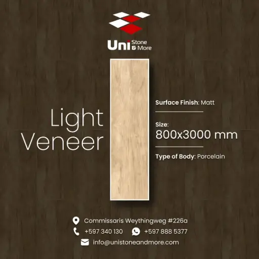 [SLA8030006] Light Veneer - Feel (matt) - P - 80x300 15mm