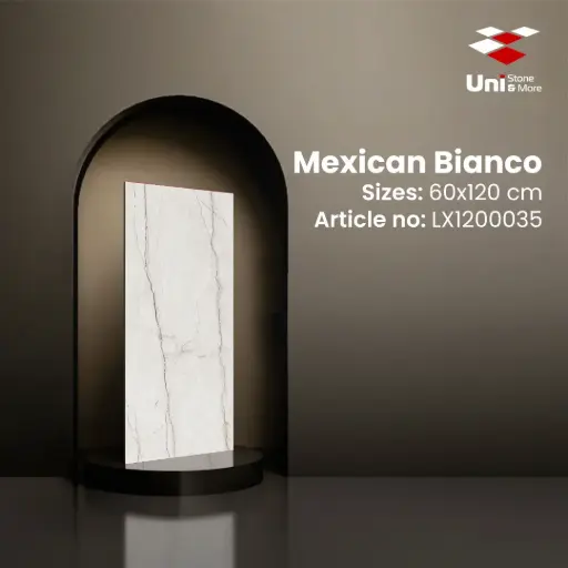 [LX1200035] Mexican Bianco - Glossy - P - 60x120