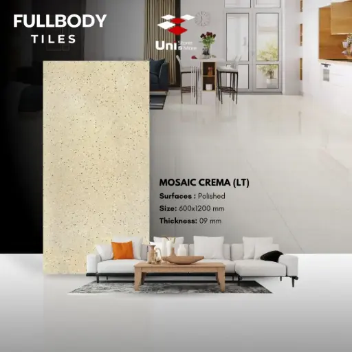 [LBI5-003] Mosaic Crema (LT) - Polished - P(FB) - 60x120 - V23