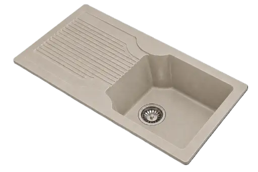 [LBI3-058] Red Moon - Ruga-2 - Quartz Kitchen Sink - 36"x18"