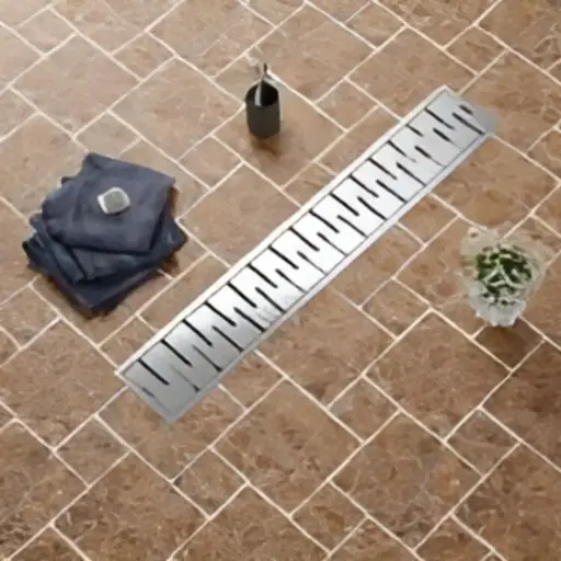 [LBI3-020] Shower Drain - SS - 45x7.5 - Riser-202A