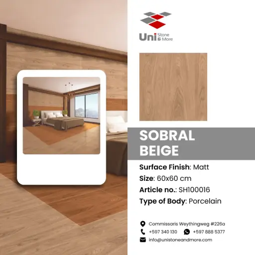 [SH100016] Sobral Beige - Matt - P - 60x60