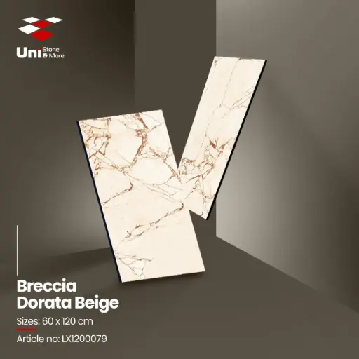 [LX1200079] Special Breccia Dorata Beige - Glossy - P - 60x120