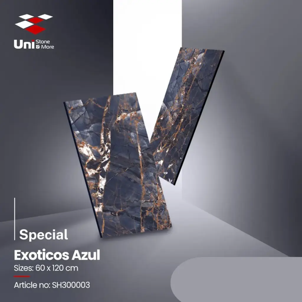 Special Exoticos Azul - High glossy - P - 60x120 | UNI STONE & MORE