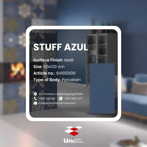 [SH100009] Stuff Azul - Matt - P - 60x120