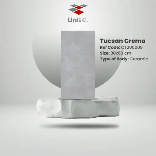 [CT200008] Tucson Crema - Glossy - C - 30x60