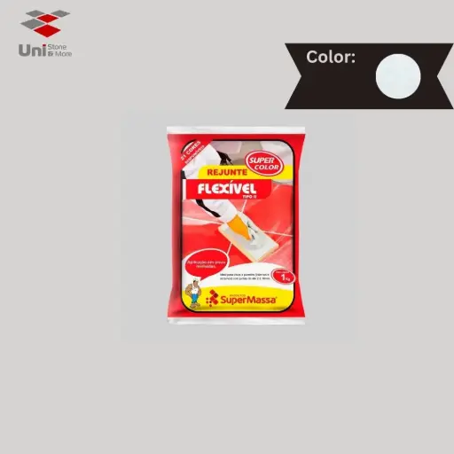 [BR-005] Rejunte Supermassa TipoII Branco - 1kg