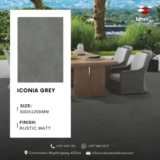 [DCS00015] Icona Grey - Rustic Matt - P - 60x120