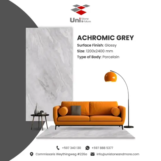 [SLA1224001] Achromic Grey - Glossy - P - 120x240 15mm