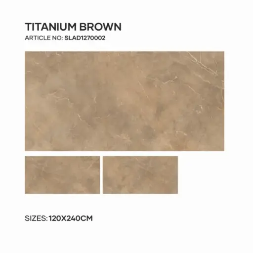 [SLAD1270002] Titanium Brown - Glossy - P - 120x240 9mm