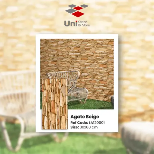 [LA120001] Agate Beige - Elevation - E - 30x60