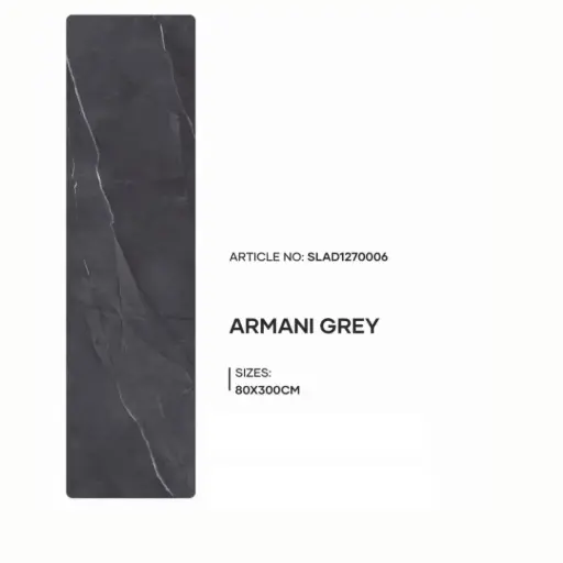 [SLAD1270006] Armani Grey - Glossy - P - 80x300 15mm