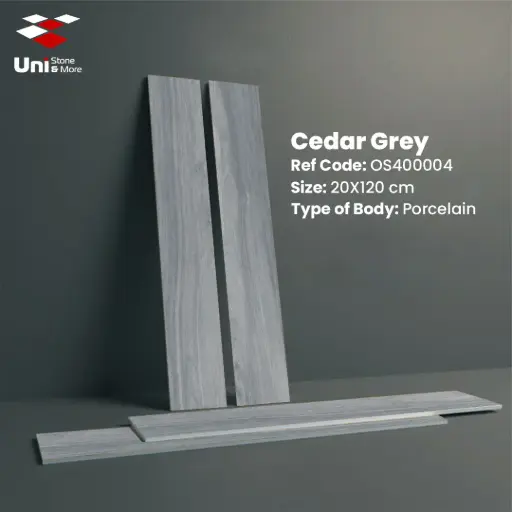 [OS400004] Cedar Grey  - Wooden - P - 20x120 