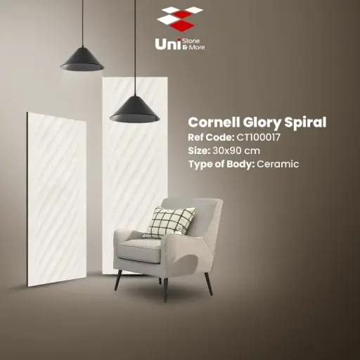 [CT100017] Cornell Glory Spiral - Matt - C - 30x90