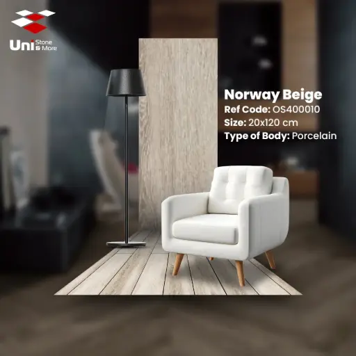 [OS400010] Norway Beige - Wooden - P - 20x120 