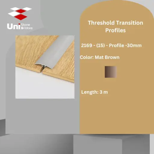 [2169 - 15] 2169 - (15) - Profile -30mm - Mat Brown - A