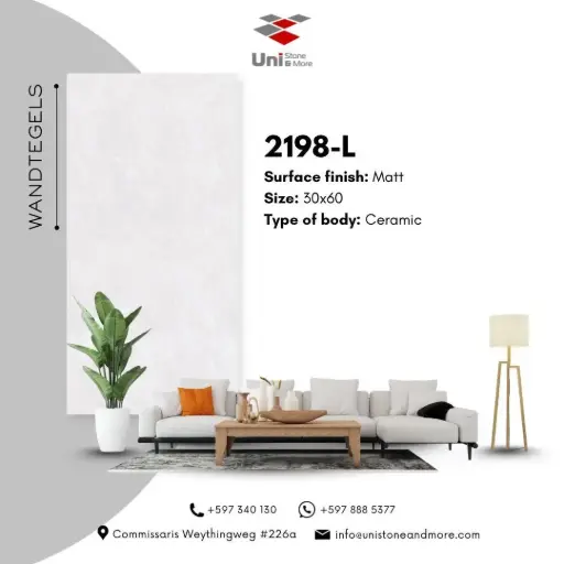 [LBI4-002W] 2198-L - Matt - C - W - 30x60