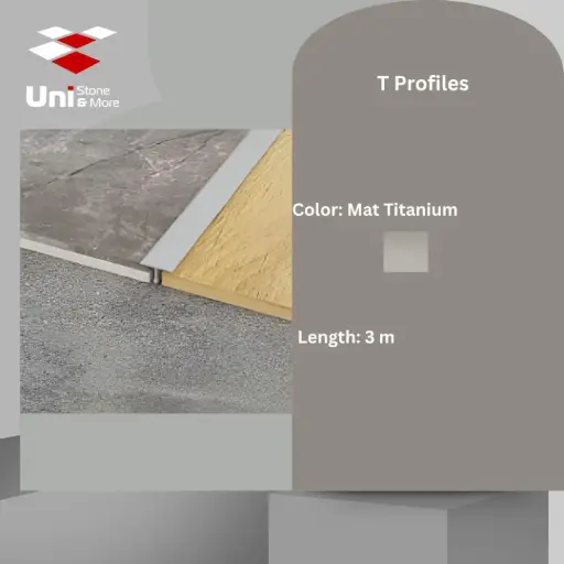[2338 - 19] 2338 - (19) - Profile -15mm - Mat Titanium - A