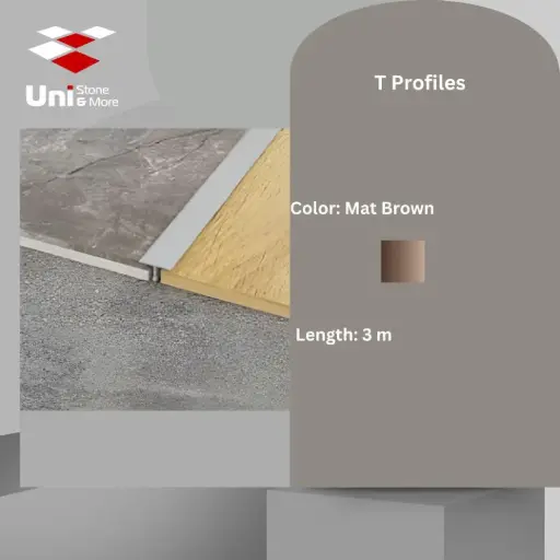 [2338 - 6] 2338 - (6) - Profile -15mm - Mat Brown - A