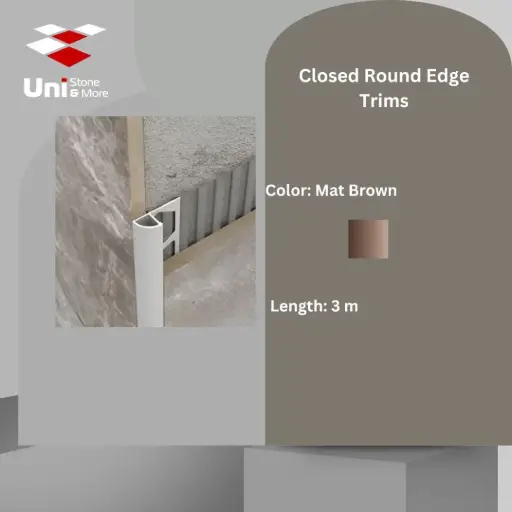 [2465 - 37] 2465 - (37) - Profile -10mm - Mat Brown - A