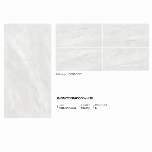 [DCS00028] Eracco White - Glossy - P - 60x120