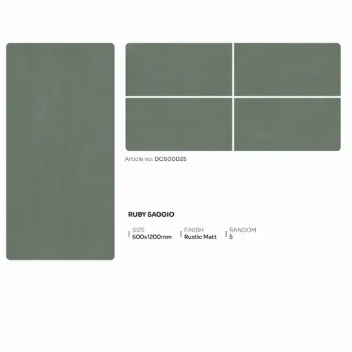 [DCS00025] Ruby Saggio - Rustic Matt - P - 60x120