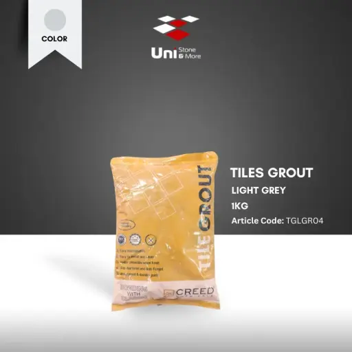 [TGLGR04] Tiles Grout  - Light Grey - 1kg