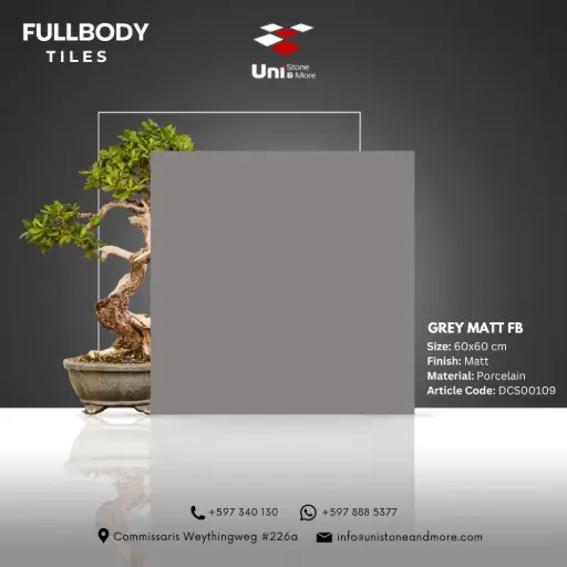 [DCS00109] Grey Matt FB - Matt - P - 60x60