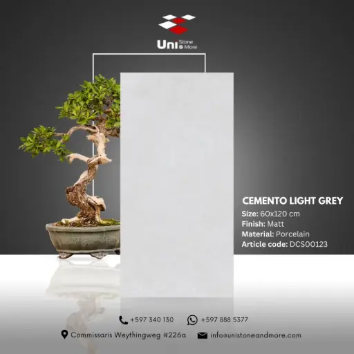 [DCS00123] Cemento Light Grey - Matt - P - 60x120