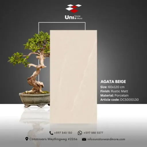[DCS000130] Agata Beige - Rustic Matt - P - 60x120