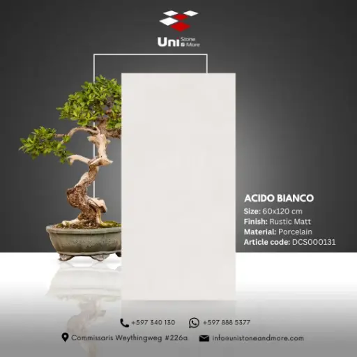 [DCS000131] Acido Bianco - Rustic Matt - P - 60x120