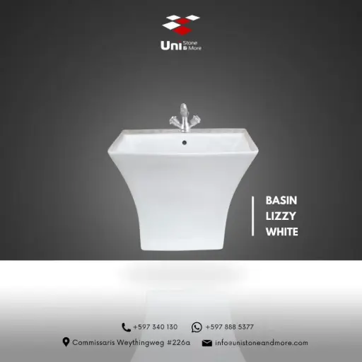 [TTLIZZYW] Basin Lizzy - White - P