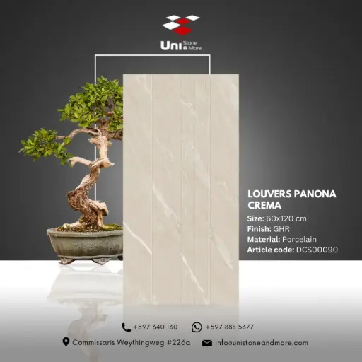 [DCS00090] Louvers Panona Crema - GHR - P - 60x120