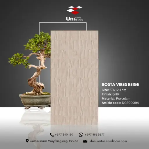 [DCS00094] Bosta Vibes Beige - GHR - P - 60x120